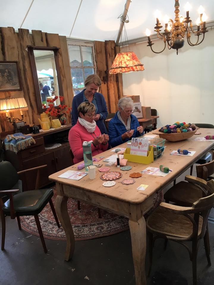 Beleef Landleven - Onderzetters haken met Janneke van Jipbyjan.